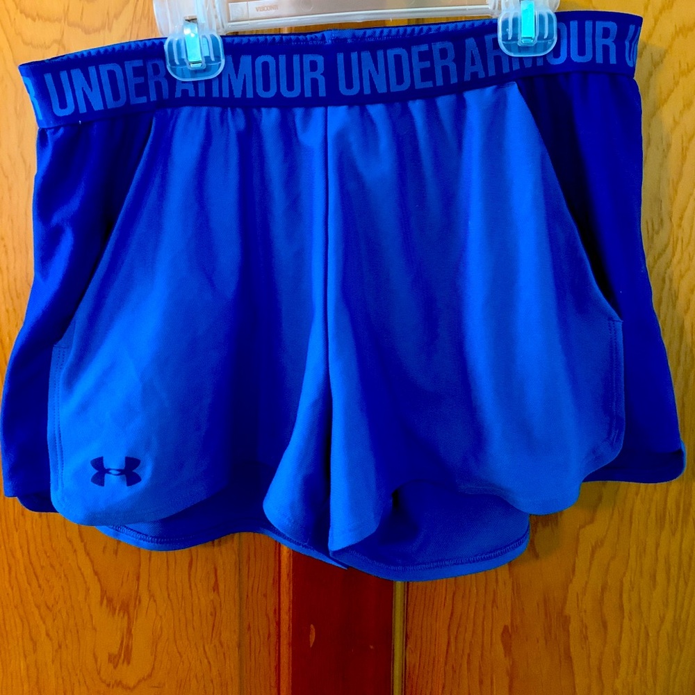 Under armor blue shorts